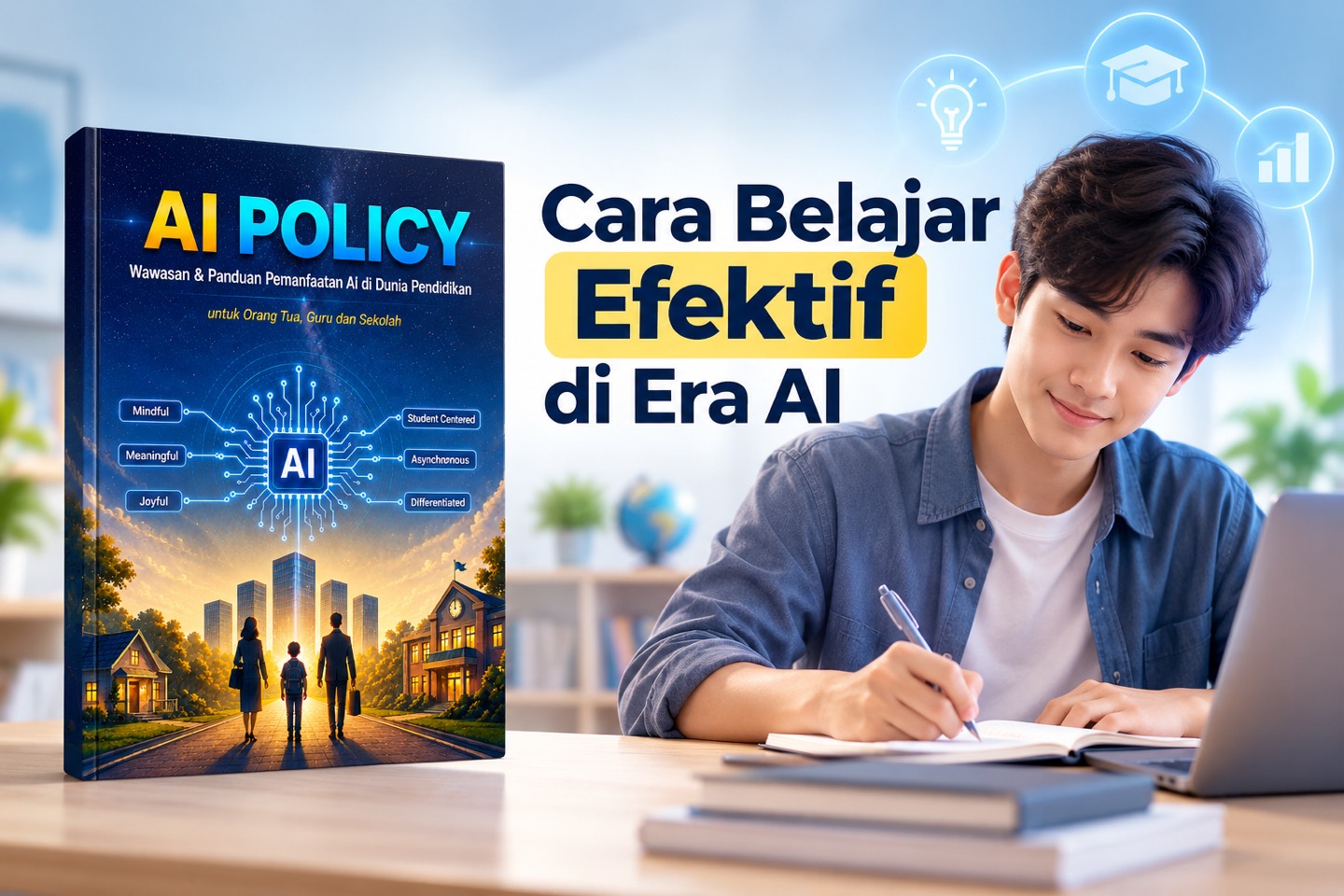 Siswa belajar efektif dengan kecerdasan artifisial